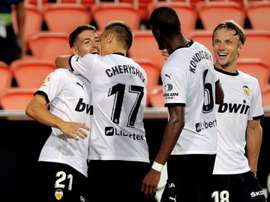 La gran tarea pendiente del Valencia de Javi Gracia. EFE/ Juan Crlos Cárdenas