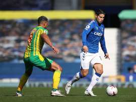 Everton et Calvert-Lewin coulent West Bromwich Albion. afp