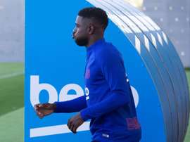 Umtiti se puso a prueba en el filial del Barcelona. EFE
