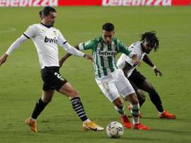 Tello ha comenzado su cuarta temporada con el Betis. EFE