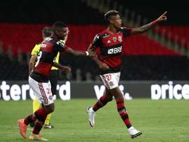 Jovens do Flamengo dão mais uma mostra de que não sentem. EFE