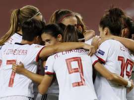 España goleó 4-0 a la República Checa. EFE