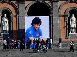 Dapena no guardó un minuto de silencio por Maradona. EFE