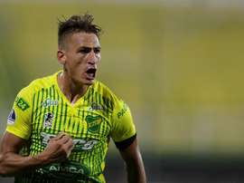 El MVP de la final y 'Pichichi' de la Sudamericana. EFE