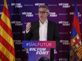 Víctor Font habló sobre el futuro de Messi. EFE