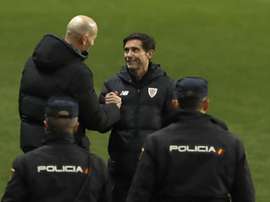 Marcelino, de nuevo cara a cara con el Barça. EFE