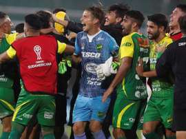 Braian Romero anotó un 'hat trick'. EFE