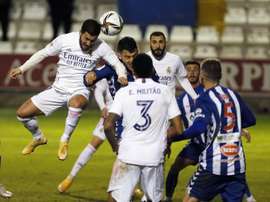 El Alcoyano eliminó al Madrid. EFE