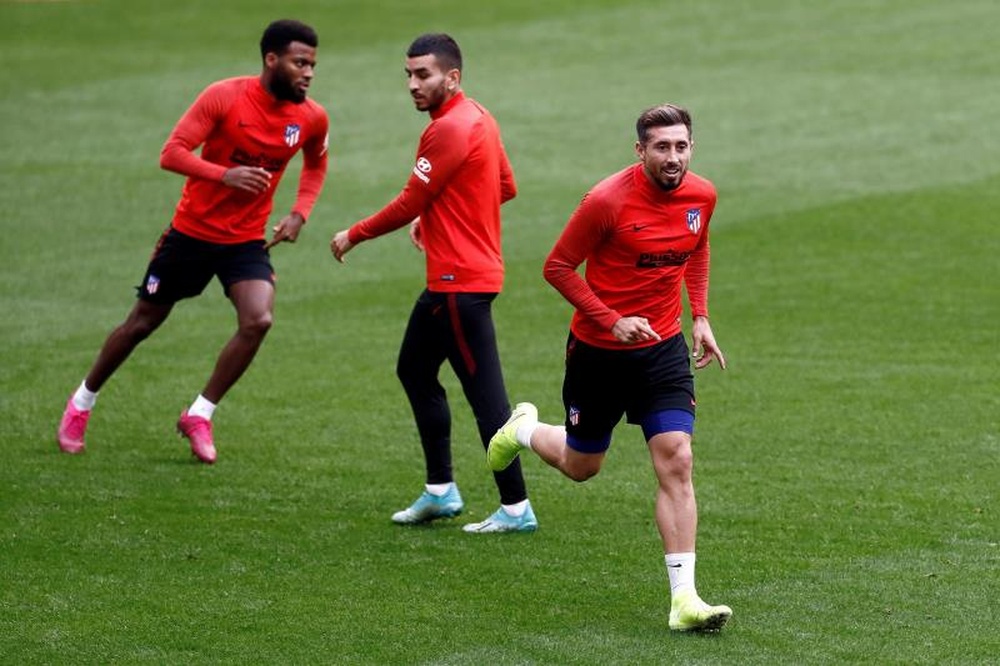 Héctor Herrera vive sua segunda temporada no Atlético de Madrid. EFE/Mariscal/Arquivo