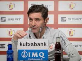 Marcelino analizó el pase a la final de la Copa del Athletic. EFE