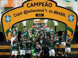Palmeiras conquistou seu quarto título da Copa do Brasil. EFE/Sebastião Moreira