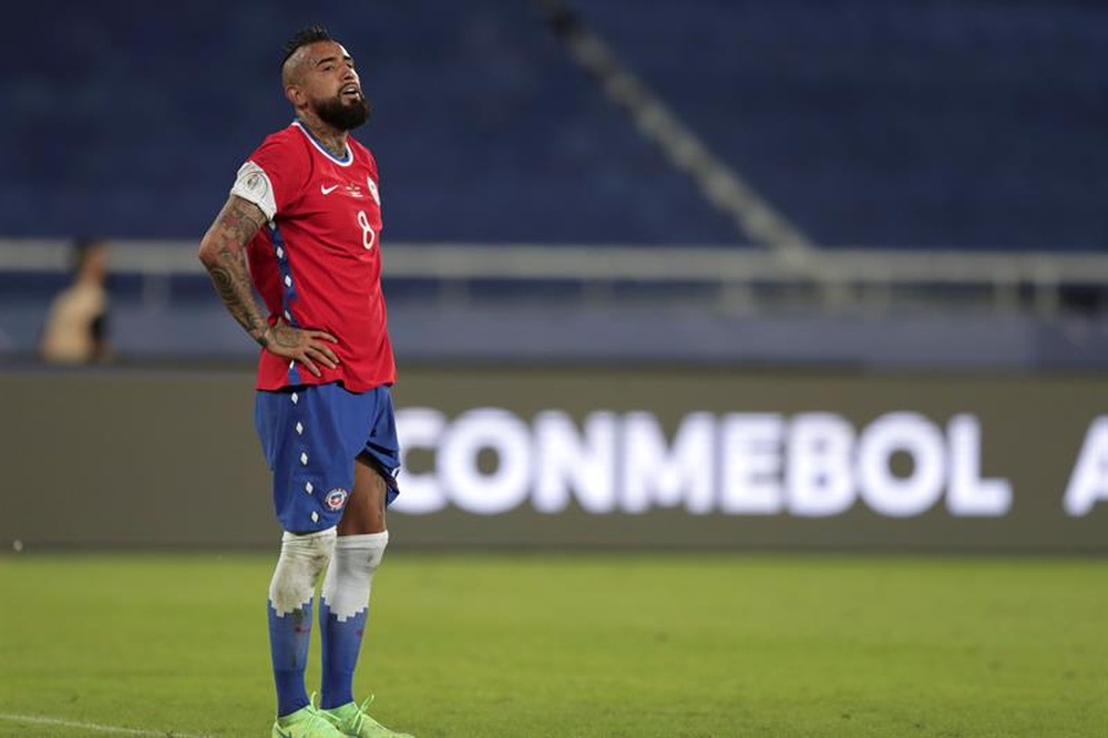 Arturo Vidal y Sampaoli podrían coincidir de nuevo en el Marsella. EFE