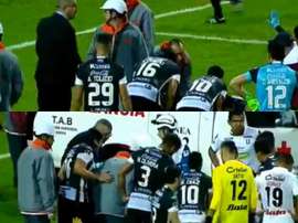 Aguilar protagonizó momentos de mucha tensión en Palogrande. Captura/DirectTV