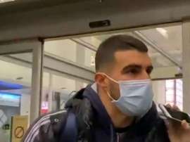 Alexander González llega y piropea al Málaga. Captura/AS