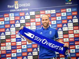 Alfredo Ortuño saca el lado positivo. Twitter/RealOviedo