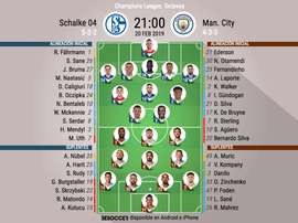 Formazioni ufficiali Schalke-Man. City. Goal