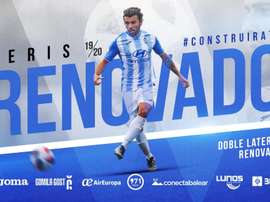 El Atlético Baleares renovó a Peris y dijo adiós a Nuha. Twitter/atleticbalears