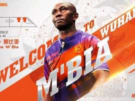 M'Bia jugará junto a Leo Baptistao en China. Wuhan Zall