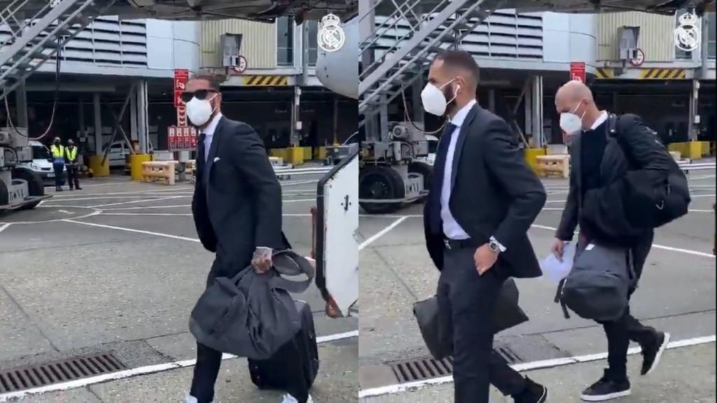 El Madrid ya está en Londres: así fue la llegada del equipo