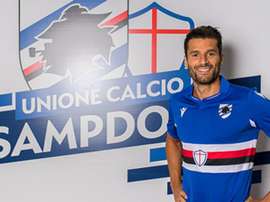 Candreva, nuevo jugador de la Sampdoria. Twitter/Sampdoria