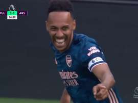 El 'Arteta's style': 'tiki-taka', otra asistencia de Willian y golazo de Auba. Captura/DAZN
