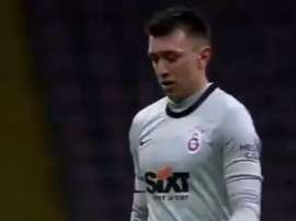Muslera reapareció 220 días después de lesionarse. Captura/SportTV1