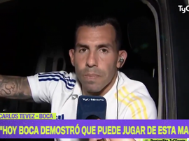 Tévez quiere la revancha con River. Captura/TyCSports