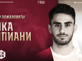 Kipiani firma por el Rubin Kazán. RubinKazan