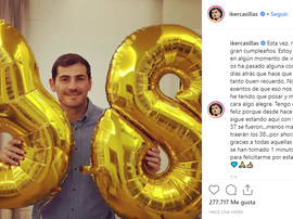 Casillas subió una imagen a sus perfiles sociales. IkerCasillas