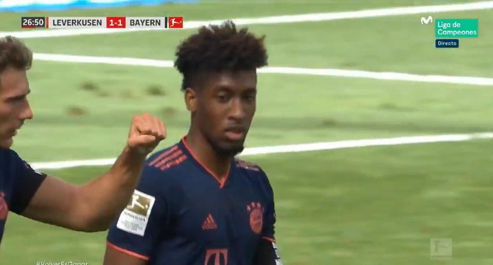 Coman ha segnato il goal del pareggio. MovistarLigadeCampeones