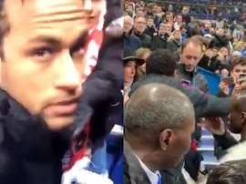 Neymar perdió los papeles tras la derrota. Twitter/vaillant92100