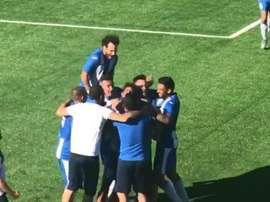 El St. Joseph se clasifica ante un Pristina en inferioridad. Captura/Talkingbawscom