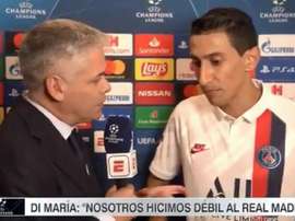 Di María reconoció sus sentimientos especiales por el Madrid. Captura/ESPN