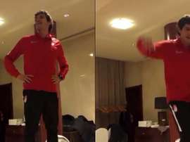 La particular novatada de Vallejo: ¡tuvo que cantar una jota! Captura/Instagram
