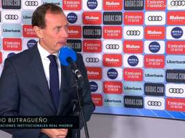 Butragueño no señaló a nadie tras la derrota del Madrid. Captura/Movistar+