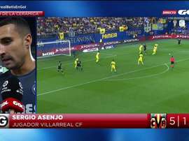 Asenjo, contento por los tres puntos del Villarreal. Captura/GolTV