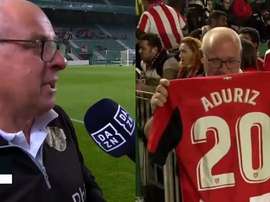 El detalle de Aduriz, la magia de la Copa. Captura/DAZN