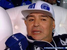 Maradona habló sobre el papel de Messi en Nápoles. Captura/ESPN