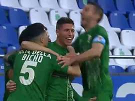 El Compostela descompone al Dépor. Captura/TVG