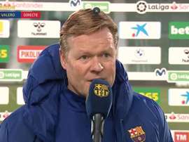 Koeman se marchó satisfecho con su equipo. Captura/BarçaTV