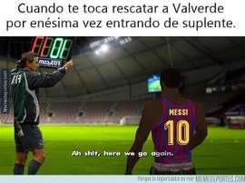 Los mejores 'memes' del Alavés-Barcelona. Twitter/Memedeportes