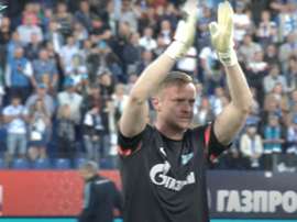 Vyacheslav Malafeev, hospitalizado por COVID-19. YouTube/ZenitFootballClub