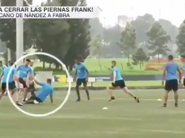 Nández humilló a Fabra. Captura/ESPN