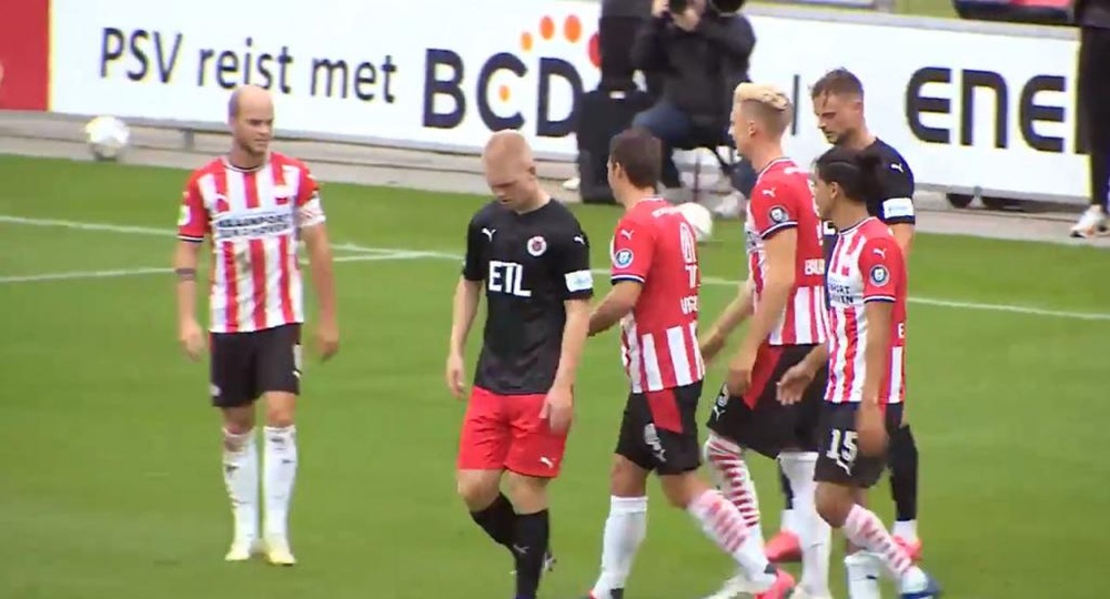 El PSV pincha ante un Tercera de Alemania. Captura/FOXSportsnl