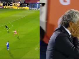 El terrible error de Marinelli que encendió a Gorosito. Captura/FOXSports