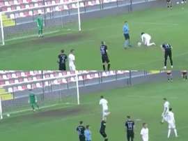 El penalti que se hizo viral en Croacia. Twitter/alairelibre