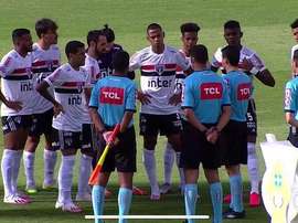 Jogo do Goiás contra o São Paulo foi adiado em cima da hora.