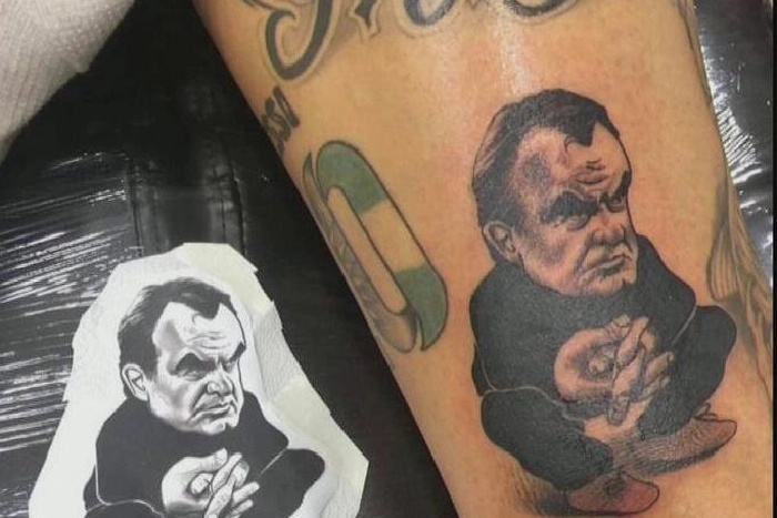 Lucho Gonzalez Has Bielsa As A Tattoo