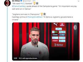 Trigueros bromeó sobre Castillejo. Captura/Trigueros17