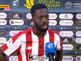 Williams le dio el título al Athletic con su golazo. Captura/Movistar+